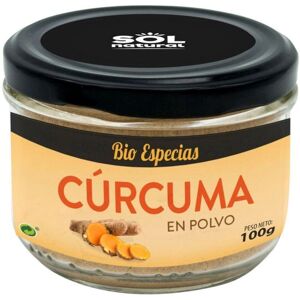 Sol Natural Polvo de Cúrcuma Orgánico - 100 g Especia Sol Natural Polvo de Cúrcuma Orgánico - 100 g Especia