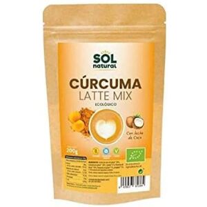 Mezcla de latte de cúrcuma y coco orgánica - Sin gluten - 200g Mezcla de latte de cúrcuma y coco orgánica - Sin gluten - 200g