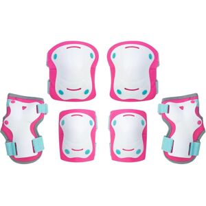 Protections Enfant Olsson - Rose/ Bleu - XS/S - Patins, Vélo - Genouillères, Coudières, Protège-poignets - Publicité Protections Enfant Olsson - Rose/ Bleu - XS/S - Patins, Vélo - Genouillères, Coudières, Protège-poignets - Publicité