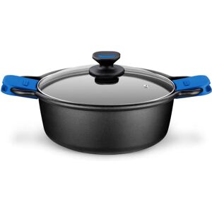 Cazo de aluminio fundido Monix - 24cm - Negro - Para inducción Cazo de aluminio fundido Monix - 24cm - Negro - Para inducción