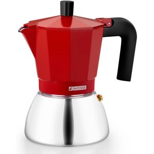 Monix M863109 - Rot - Moka Topf Monix M863109 - Rot - Moka Topf