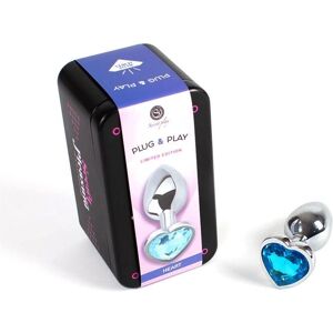 Secretplay Toys Blaues Herz Metall Butt Plug - Klein 7cm Secretplay Toys Blaues Herz Metall Butt Plug - Klein 7cm