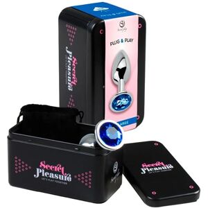 Secret play Pleasure Plug L Blue - Anal Butt Plug 9.5cm Secret play Pleasure Plug L Blue - Anal Butt Plug 9.5cm