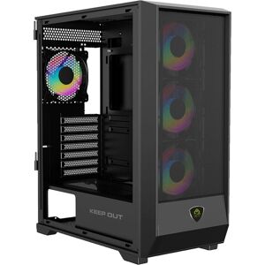 Keep Out Caja de Ordenador XC-501 Malla - Negro Keep Out Caja de Ordenador XC-501 Malla - Negro