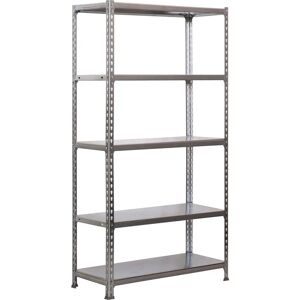 Simonrack Tung Stålhylla - 5 Hyllor - Grå - 100x40x200cm Simonrack Tung Stålhylla - 5 Hyllor - Grå - 100x40x200cm