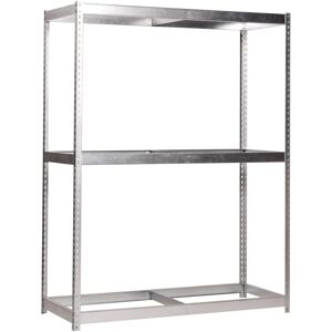 Estantería metálica Simon Rack - 3 niveles - 200x240cm - Galvanizado Estantería metálica Simon Rack - 3 niveles - 200x240cm - Galvanizado
