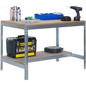 Banco de trabajo ajustable Simonrack - Encimera MDF - 121x76x84 cm Banco de trabajo ajustable Simonrack - Encimera MDF - 121x76x84 cm