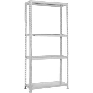 Estantería metálica blanca Simonrack - 160x80x30cm - 70kg por estante Estantería metálica blanca Simonrack - 160x80x30cm - 70kg por estante