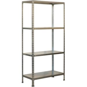 Scaffale in metallo zincato Simonrack - 4 ripiani - 1600x800x300mm - Heavy Duty Scaffale in metallo zincato Simonrack - 4 ripiani - 1600x800x300mm - Heavy Duty