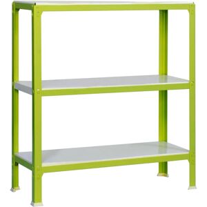 Estantería metálica SimonRack - 3 estantes ajustables - Verde - Estantería Estantería metálica SimonRack - 3 estantes ajustables - Verde - Estantería