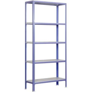 Estantería metálica Simonrack Violeta/Blanco - 5 estantes - 1800x800x400mm Estantería metálica Simonrack Violeta/Blanco - 5 estantes - 1800x800x400mm