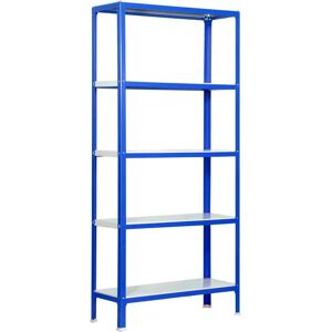 Scaffale in Metallo Simonrack Blu/Bianco 1800x800x400mm - Resistente e Capace Scaffale in Metallo Simonrack Blu/Bianco 1800x800x400mm - Resistente e Capace