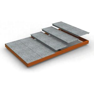SimonRack Metallregal Orange 1200x600mm - Regal SimonRack Metallregal Orange 1200x600mm - Regal