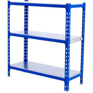 SimonRack - Estantería metálica - Azul/Galva, 3 estantes SimonRack - Estantería metálica - Azul/Galva, 3 estantes
