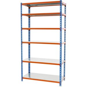 SimonRack Estantería metálica 6/500 Azul/Naranja - Estantería SimonRack Estantería metálica 6/500 Azul/Naranja - Estantería