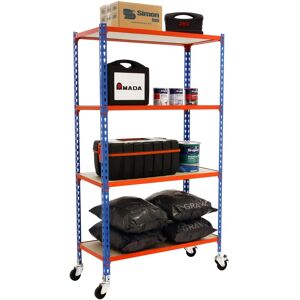 Maderclick Superplus 4/500 1500 Az/Na/M - Estantería Metálica Maderclick Superplus 4/500 1500 Az/Na/M - Estantería Metálica