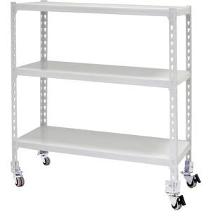Estantería metálica blanca Simonrack - Ajustable, Montaje fácil Estantería metálica blanca Simonrack - Ajustable, Montaje fácil