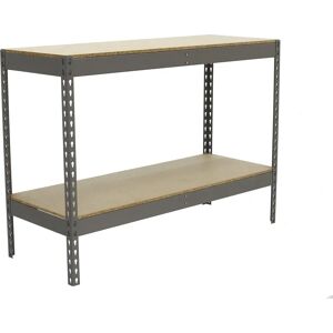 Étagère Simonrack 1207-2 Gris/Bois - Unité de Rangement Étagère Simonrack 1207-2 Gris/Bois - Unité de Rangement