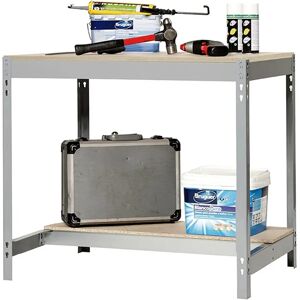 Banco de trabajo SimonRack BT0 - Carga 600kg - 842x1510x610mm - Gris/Madera Banco de trabajo SimonRack BT0 - Carga 600kg - 842x1510x610mm - Gris/Madera