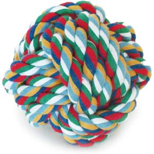 Arquivet Hondenspeelgoed Knoop - 10 cm - Vielkleurig Arquivet Hondenspeelgoed Knoop - 10 cm - Vielkleurig