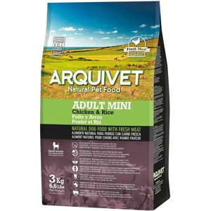 Cibo per Cani Arquivet Mini - Razze Piccole - Pollo e Riso - 3 Kg Cibo per Cani Arquivet Mini - Razze Piccole - Pollo e Riso - 3 Kg