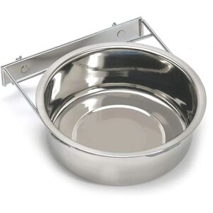 ARQUIVET RVS Wandmontage Voeder- en Waterbak - 2,8L ARQUIVET RVS Wandmontage Voeder- en Waterbak - 2,8L