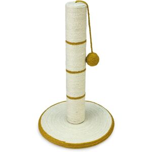 Arquivet White and Gold Ball Scratching Post - Scratching Post Arquivet White and Gold Ball Scratching Post - Scratching Post