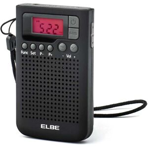 Elbe RF-93 Tragbares Digitalradio - AM/FM, 20 Sender, LCD, Kopfhörer Elbe RF-93 Tragbares Digitalradio - AM/FM, 20 Sender, LCD, Kopfhörer