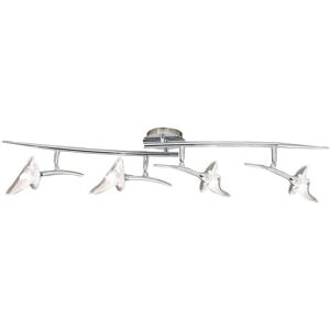 Inspired Lighting Flavia Linear Spot Light - Adjustable Heads, 4-Light G9, Polished Chrome Inspired Lighting Flavia Linear Spot Light - Adjustable Heads, 4-Light G9, Polished Chrome