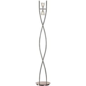 Inspired Lighting Amel Floor Lamp - 2-Light G9 - Polished Chrome - Floor Lamp Inspired Lighting Amel Floor Lamp - 2-Light G9 - Polished Chrome - Floor Lamp