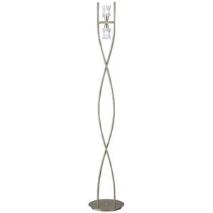 Inspired Lighting Alaska Floor Light G9 2 Light Satin Nickel - Floor Light Inspired Lighting Alaska Floor Light G9 2 Light Satin Nickel - Floor Light