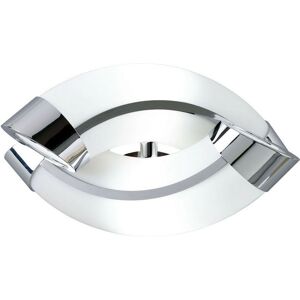 Inspired Lighting Guss Wall Lamp - 2 Light E27 Polished Chrome/White Acrylic Inspired Lighting Guss Wall Lamp - 2 Light E27 Polished Chrome/White Acrylic