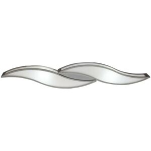 Inspired Sintesys Wall Lamp - Polished Chrome/White - 2 Light E27 Inspired Sintesys Wall Lamp - Polished Chrome/White - 2 Light E27