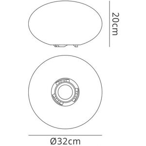 Inspired Lighting - M1330 Huevo - Table Lamp Inspired Lighting - M1330 Huevo - Table Lamp