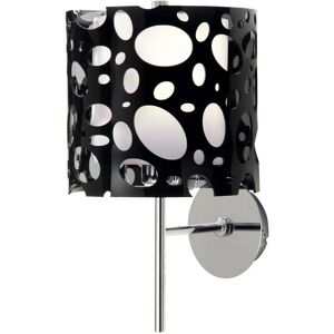 Inspired Lighting Lupin Wall Lamp - Modern, Black/White Acrylic, Chrome - Wall Lamp Inspired Lighting Lupin Wall Lamp - Modern, Black/White Acrylic, Chrome - Wall Lamp