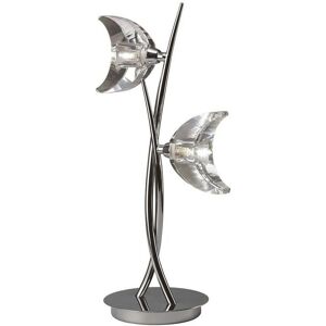 Inspired Lighting Eclipse Table Lamp - 2 Light G9 - Polished Chrome - Table Lamp Inspired Lighting Eclipse Table Lamp - 2 Light G9 - Polished Chrome - Table Lamp