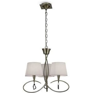 Insp. Lighting Mara Pendant 3-Light Antique Brass - Pendant Light Insp. Lighting Mara Pendant 3-Light Antique Brass - Pendant Light