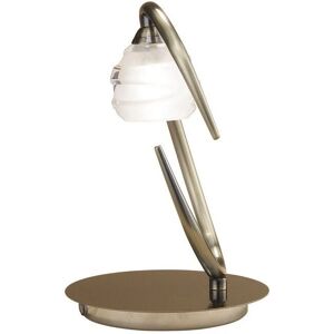 Inspired Lighting Inspired Mantra Loop Table Lamp - Antique Brass Inspired Lighting Inspired Mantra Loop Table Lamp - Antique Brass