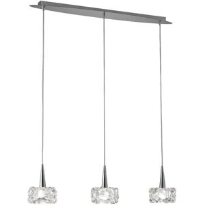 Inspired Lighting Inspired Mantra - O2 - Ceiling Pendant 3 Light G9 Line Small - Ceiling Pendant Inspired Lighting Inspired Mantra - O2 - Ceiling Pendant 3 Light G9 Line Small - Ceiling Pendant