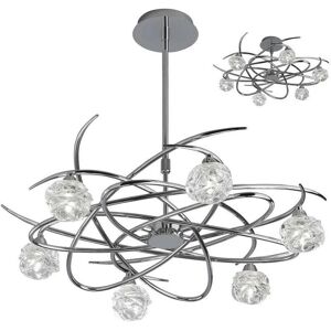 Inspired Lighting Inspired Mantra - Maremagnum - Semi Flush Convertible 6 Light G9, Polished Chrome Inspired Lighting Inspired Mantra - Maremagnum - Semi Flush Convertible 6 Light G9, Polished Chrome