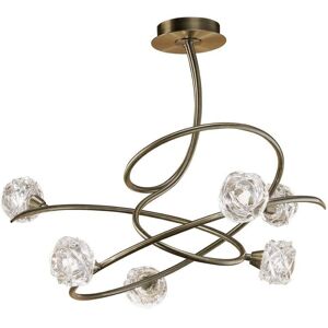 Inspired Lighting Maremagnum Semi Flush Ceiling 6 Light G9 - Ceiling Light Inspired Lighting Maremagnum Semi Flush Ceiling 6 Light G9 - Ceiling Light