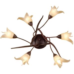 Inspired Lighting Florida Ceiling 6 Light E14 - Ceiling Light Inspired Lighting Florida Ceiling 6 Light E14 - Ceiling Light