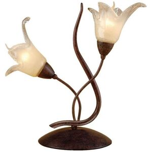 Inspired Lighting Florida Table Lamp - 2 Light E14 Brown/Black Oxide Inspired Lighting Florida Table Lamp - 2 Light E14 Brown/Black Oxide