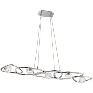 Inspired Lighting Lux Ceiling Pendant - 5 Light G9 Chrome Inspired Lighting Lux Ceiling Pendant - 5 Light G9 Chrome