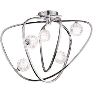 Inspired Lighting Lux Ceiling 5 Light G9 - Polished Chrome Inspired Lighting Lux Ceiling 5 Light G9 - Polished Chrome