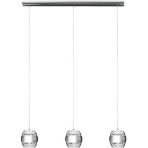 Inspired Lighting Khalifa Ceiling Pendant - 3x6W LED - Chrome - 3240lm Inspired Lighting Khalifa Ceiling Pendant - 3x6W LED - Chrome - 3240lm