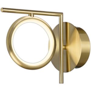 Inspired Lighting Olimpia Wall Lamp - Satin Gold - 8W LED - 3000K - 600lm - IP20 Inspired Lighting Olimpia Wall Lamp - Satin Gold - 8W LED - 3000K - 600lm - IP20