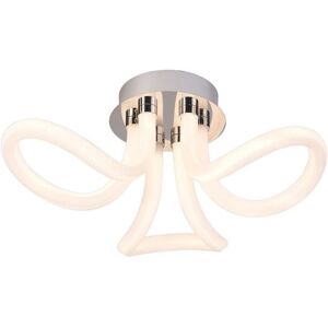Inspired Lighting Knot Ceiling Light - 40W LED, 3000K, 3000lm, Chrome Inspired Lighting Knot Ceiling Light - 40W LED, 3000K, 3000lm, Chrome