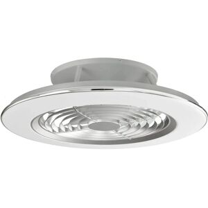 Inspired Lighting Alisio LED Dimmable Ceiling Light & 35W DC Reversible Fan - Chrome/Grey - 70W Inspired Lighting Alisio LED Dimmable Ceiling Light & 35W DC Reversible Fan - Chrome/Grey - 70W