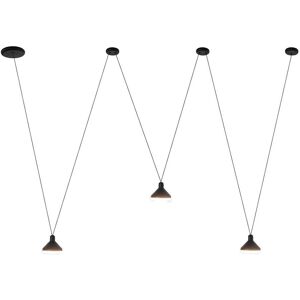 Inspired Lighting Antaras 3 Light Pendant - Black Linear LED Lamp Inspired Lighting Antaras 3 Light Pendant - Black Linear LED Lamp
